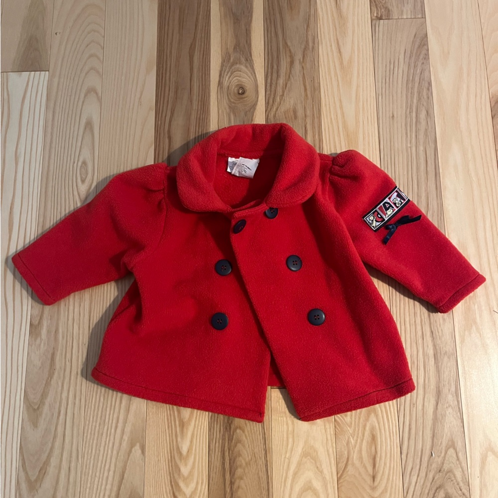 Baby Girls Red Warm Coat